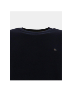 Pull col rond fazaron bleu marine homme - Benson & Cherry