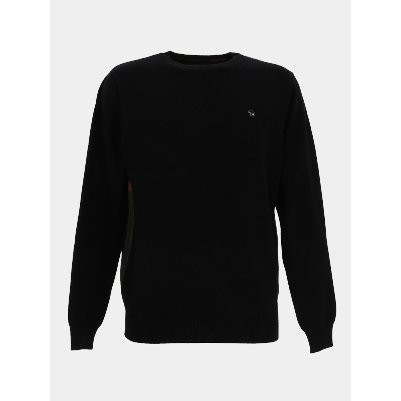 Pull col rond fazaron noir homme - Benson & Cherry