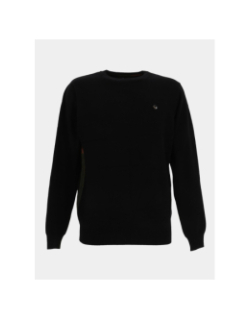 Pull col rond fazaron noir homme - Benson & Cherry