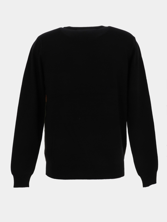 Pull col rond fazaron noir homme - Benson & Cherry