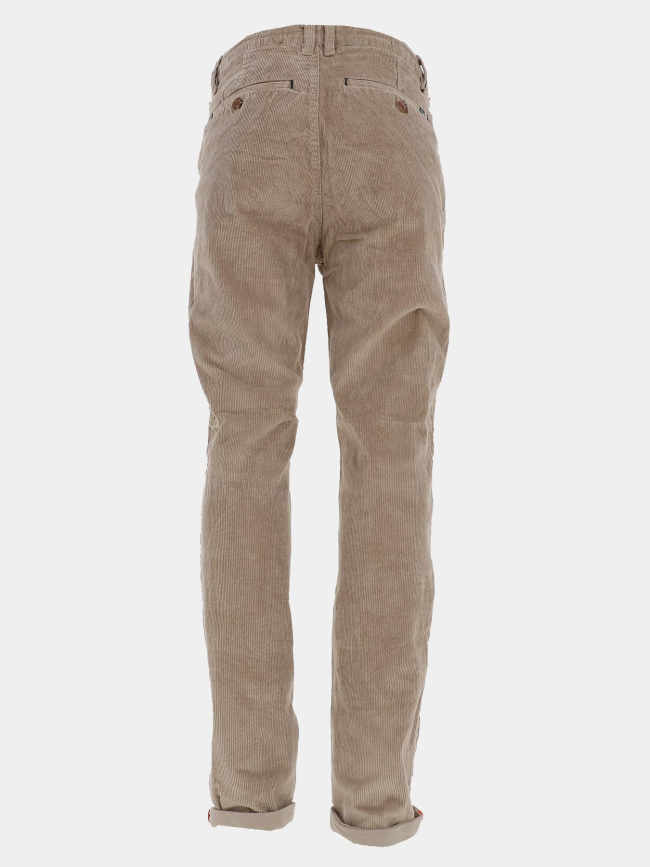 Pantalon velours côtelé january beige homme - Benson & Cherry