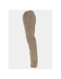 Pantalon velours côtelé january beige homme - Benson & Cherry