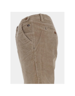 Pantalon velours côtelé january beige homme - Benson & Cherry