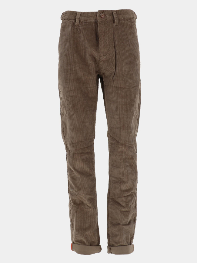 Pantalon velours côtelé january marron homme - Benson & Cherry