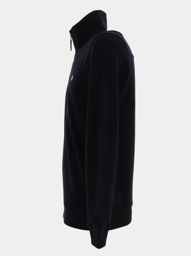 Sweat col zippé mojito bleu marine homme - Benson & Cherry