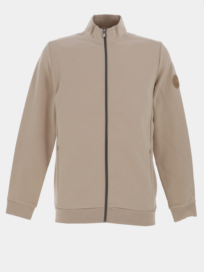 Gilet zippé shivali beige homme - Benson & Cherry