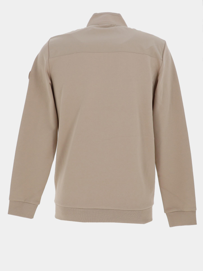 Gilet zippé shivali beige homme - Benson & Cherry