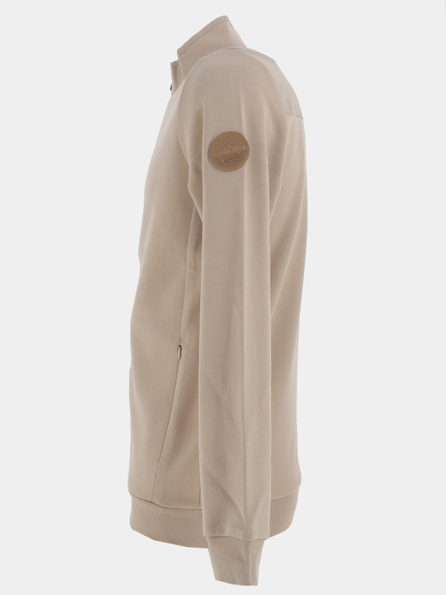 Gilet zippé shivali beige homme - Benson & Cherry