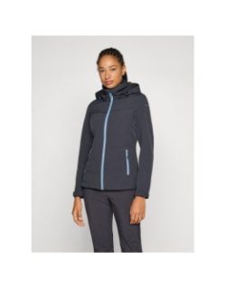 Blouson en softshell brenham bleu marine femme - Icepeak
