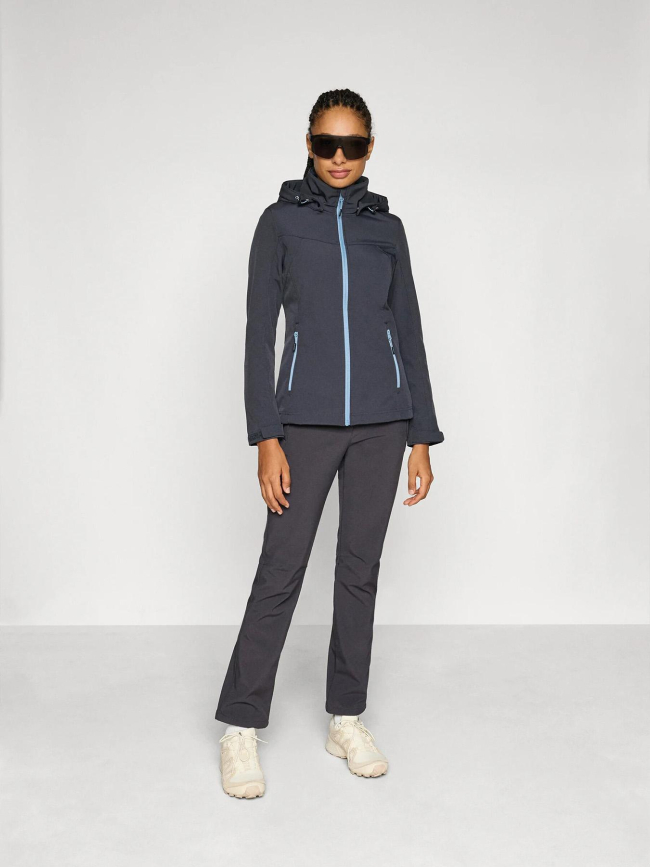 Blouson en softshell brenham bleu marine femme - Icepeak