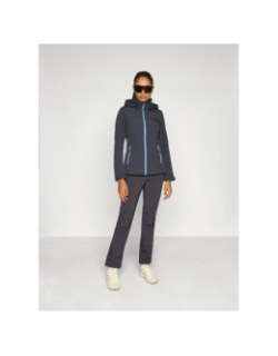 Blouson en softshell brenham bleu marine femme - Icepeak