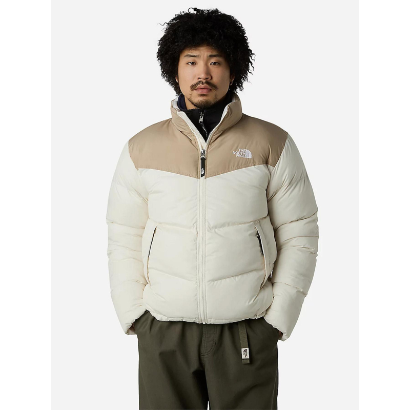 Doudoune saikuru blanc crème homme - The North Face
