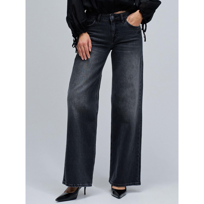 Jean large taille basse gris femme - Salsa