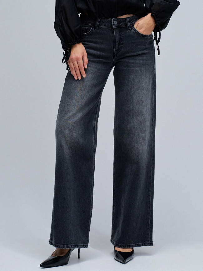 Jean large taille basse gris femme - Salsa