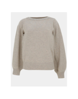 Pull pailleté rue beige femme - Jdy