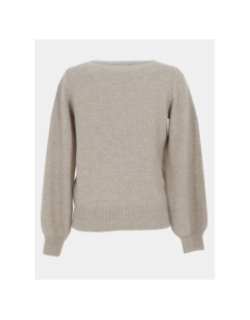 Pull pailleté rue beige femme - Jdy