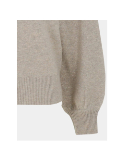 Pull pailleté rue beige femme - Jdy
