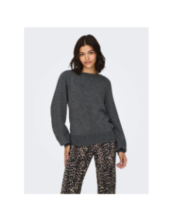 Pull pailleté rue gris femme - Jdy