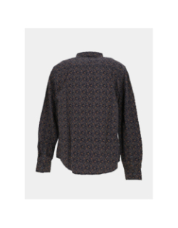 Chemise popeline all over bleu marine homme - Rms 26