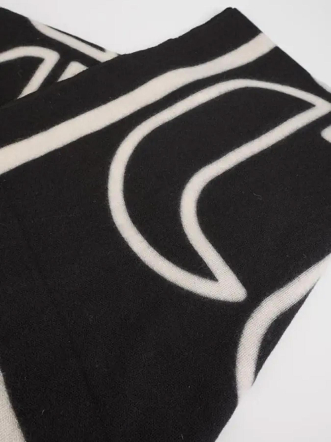 Echarpe luce noir femme - Le Temps Des Cerises