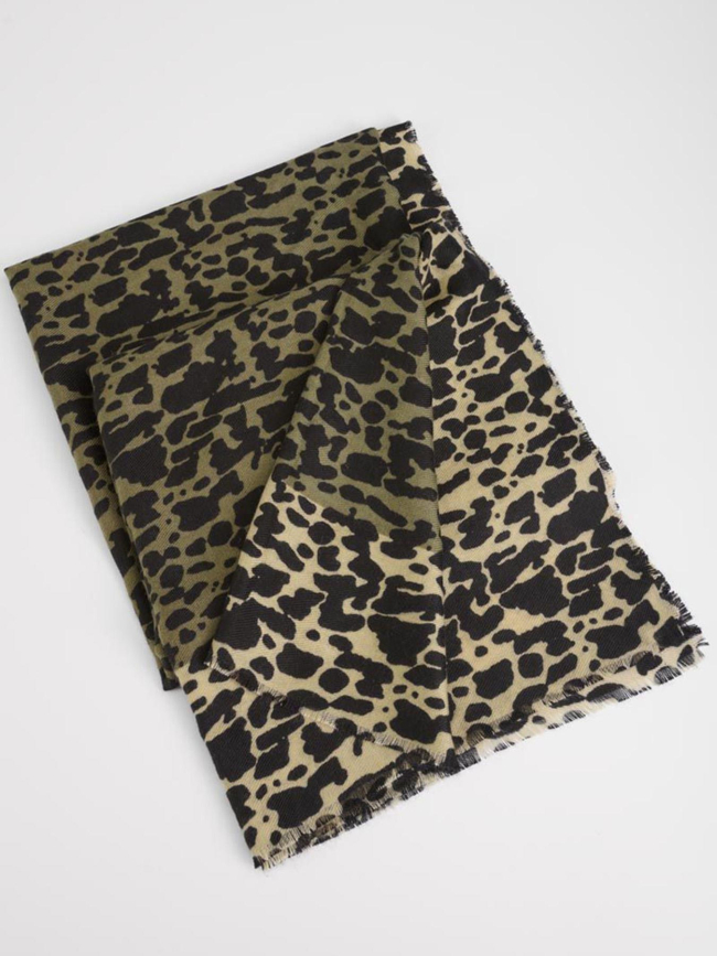 Echarpe léopard marta noir femme - Le Temps Des Cerises