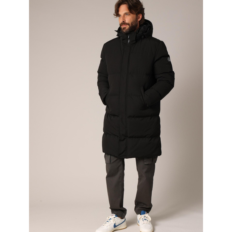 Doudoune longue alpine noir homme - Deeluxe