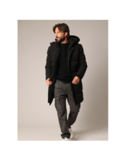 Doudoune longue alpine noir homme - Deeluxe