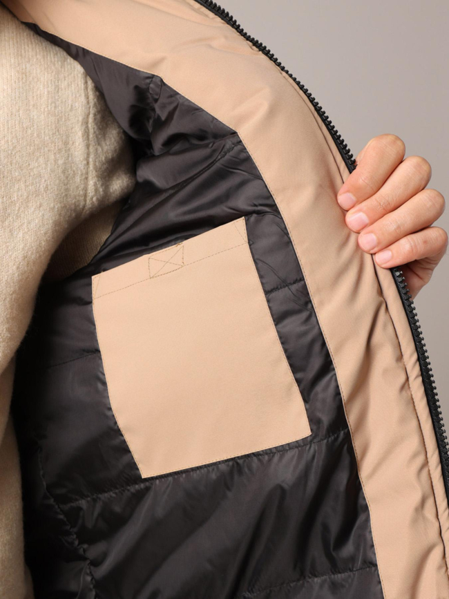 Doudoune sherpa cambri beige homme - Deeluxe