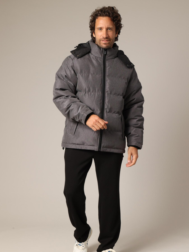 Doudoune irzal gris homme - Deeluxe