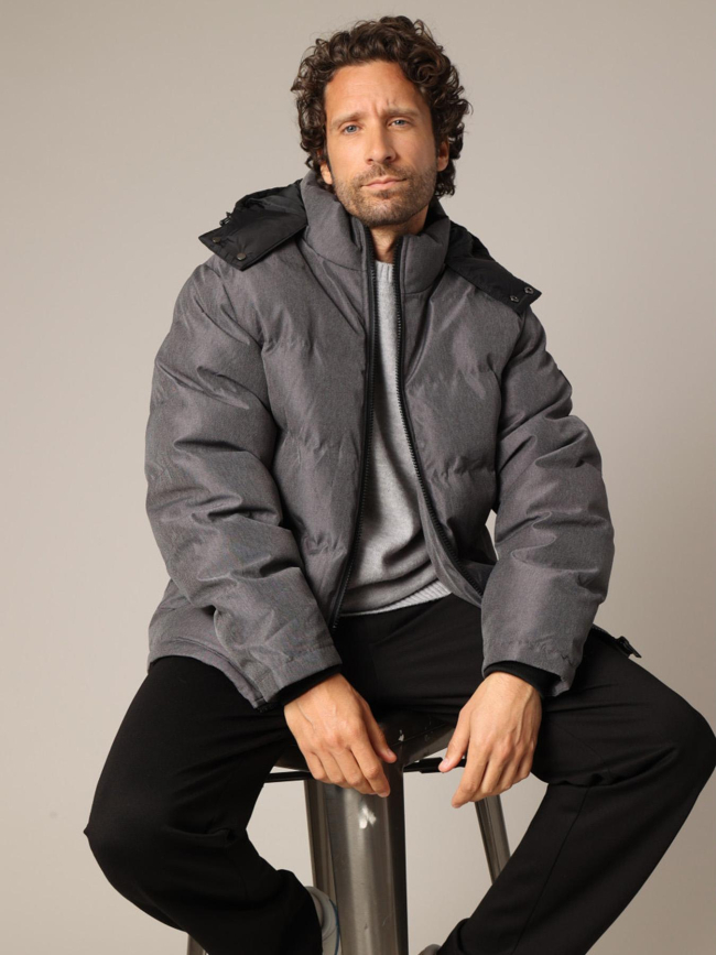 Doudoune irzal gris homme - Deeluxe