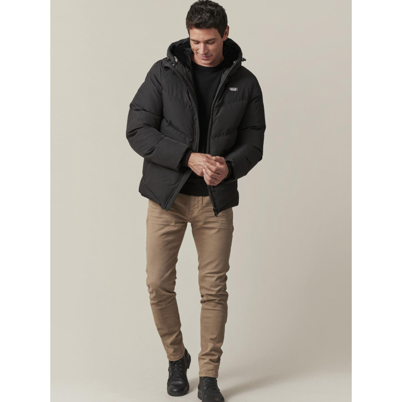 Doudoune fourrée interest noir homme - Deeluxe