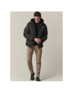 Doudoune fourrée interest noir homme - Deeluxe