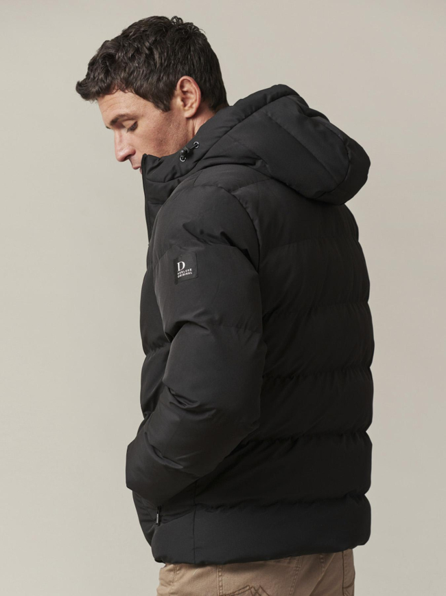 Doudoune fourrée interest noir homme - Deeluxe