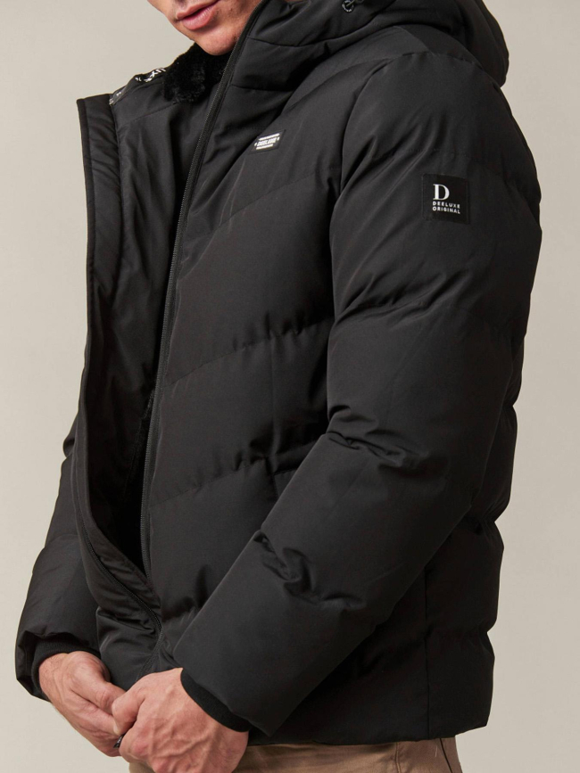 Doudoune fourrée interest noir homme - Deeluxe