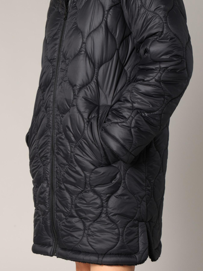 Doudoune réversible sherpa edwina noir femme - Deeluxe