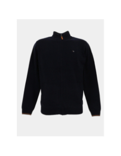 Gilet zippé floxton bleu marine homme - Benson & Cherry