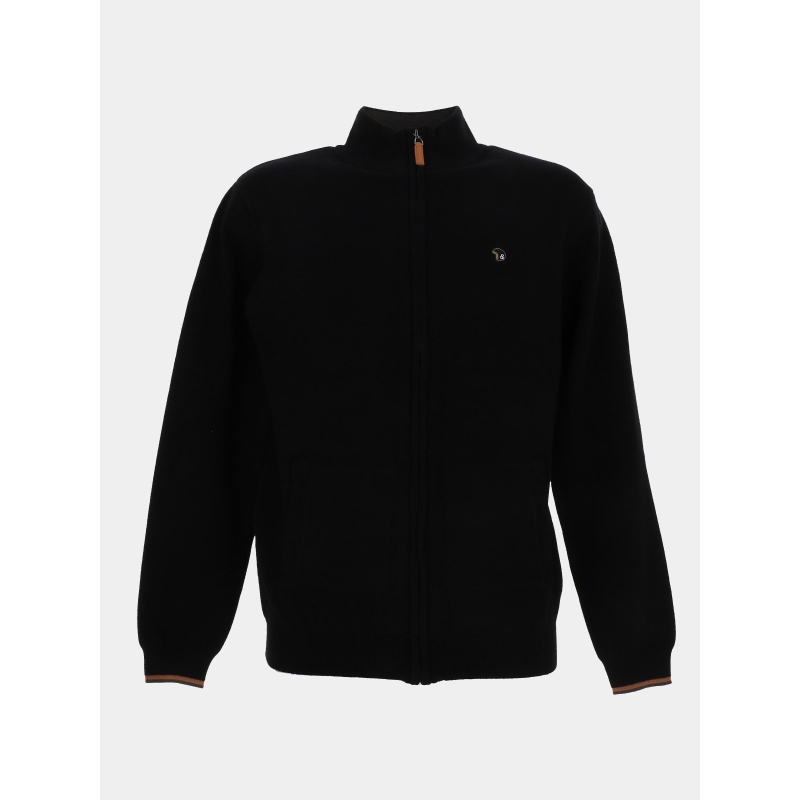 Gilet zippé floxton noir homme - Benson & Cherry