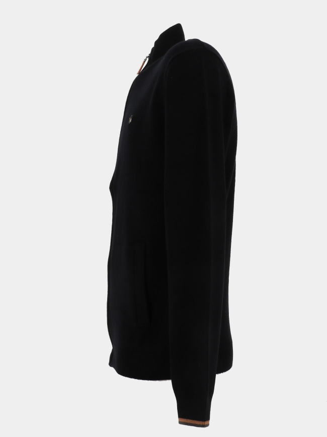 Gilet zippé floxton noir homme - Benson & Cherry