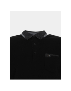 Polo manches longues gabana noir homme - Benson & Cherry