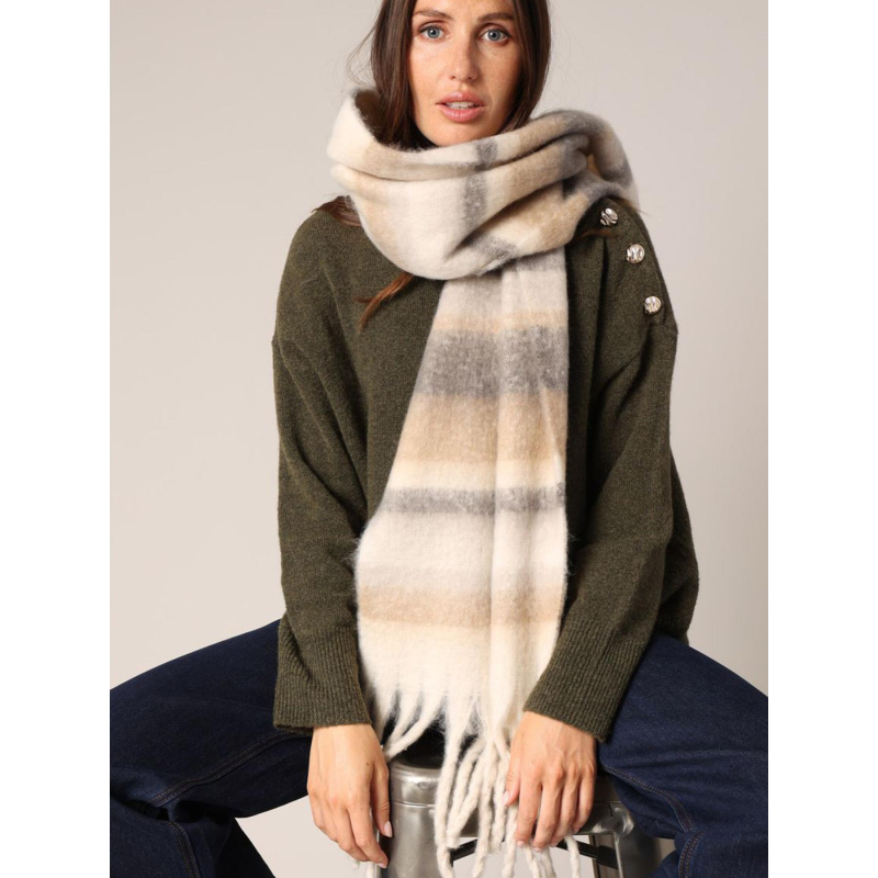 Echarpe alova beige femme - Deeluxe
