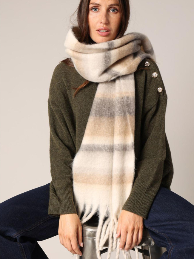 Echarpe alova beige femme - Deeluxe