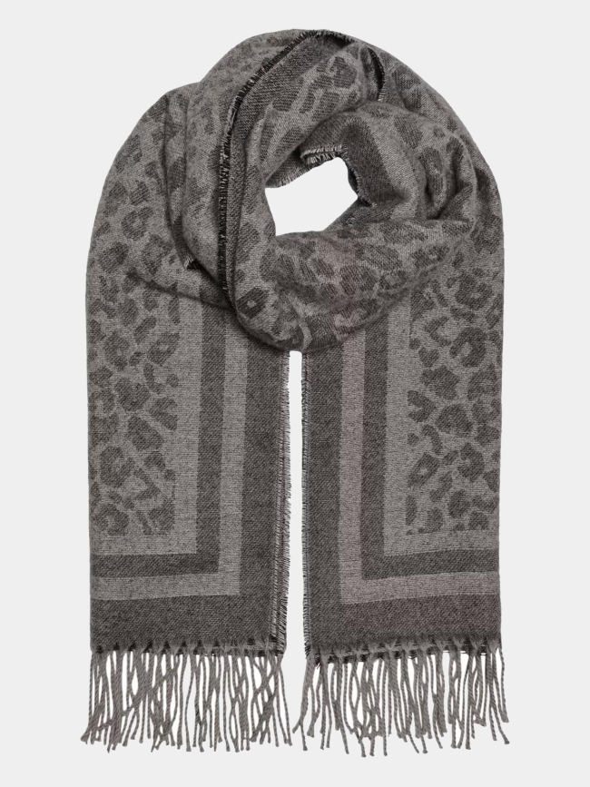 Echarpe léopard clarisa marron femme - Only