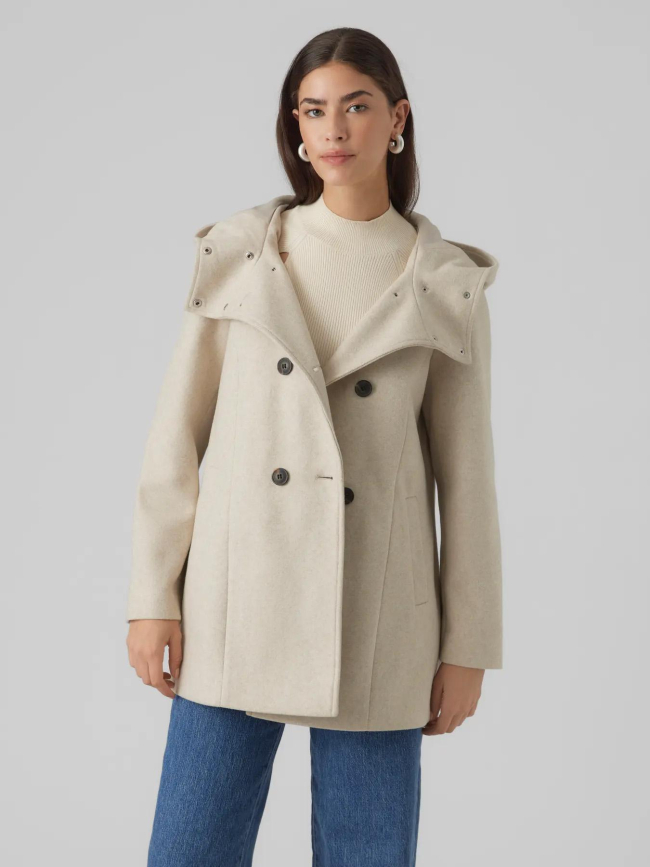Manteau fortune shila beige femme - Vero Moda