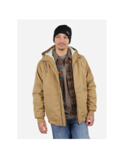 Blouson doublé sherpa joao marron homme - Oxbow