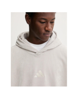 Sweat à capuche m a szn l hd gris homme - Adidas