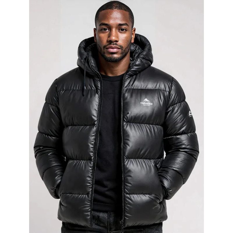 Doudoune frost noir homme - Helvetica