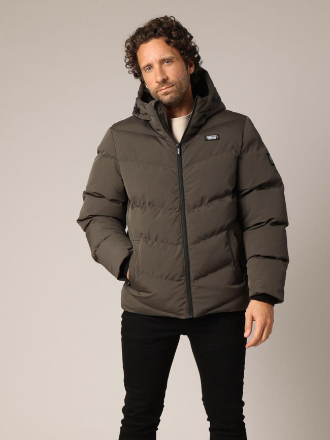 Doudoune fourrée interest kaki homme - Deeluxe