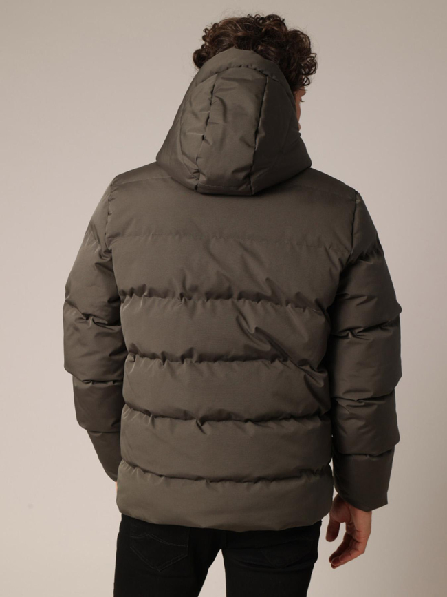 Doudoune fourrée interest kaki homme - Deeluxe
