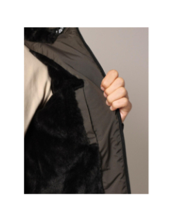 Doudoune fourrée interest kaki homme - Deeluxe