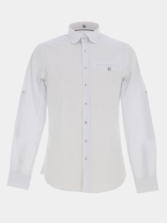 Chemise imprimée lacrosse blanc homme - Benson & Cherry